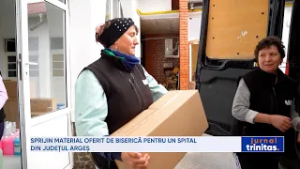 Sprijin material oferit de Biserică pentru un spital din județul Argeș