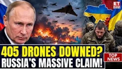 RUSSIA’S MASSIVE CLAIM! 405 Ukrainian Drones Downed as Moscow Reports Omelnik Capture | ET Now