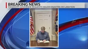 MS governor requests major disaster declaration
