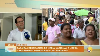 8 PARAÍBA HAS THE HIGHEST POPULATION GROWTH IN THE NORTHEAST