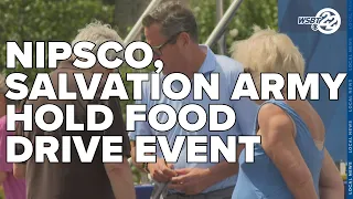 NIPSCO, Salvation Army hold food drive event in LaPorte County
