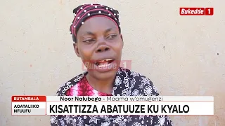 Agataliikonfuufu Ekifo omubwatukira bbomu kyeraliikirizza abatuuze