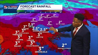 Louisiana's weather forecast: Scattered storms return through the weekend