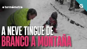 A NEVE tingue de BRANCO a MONTAÑA de LUGO | O TERMÓMETRO