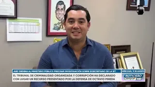 Juez le exige al Ministerio Público detallar investigación contra exsecretario Octavio Pineda