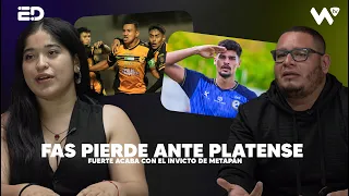 FAS FALLA 2 PENALES Y PIERDE ANTE PLATENSE | FUERTE ACABA CON EL INVICTO DE METAPÁN