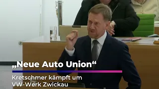 "No tanks, but cars": Kretschmer fights for VW Zwickau I Sachsen Fernsehen