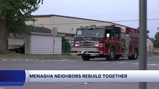Menasha neighbors unite to rebuild after tornado