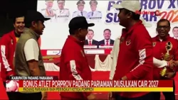 PADANG PARIAMAN PORPROV ATHLETE BONUSES PROPOSED FOR 2027 PAYOUT