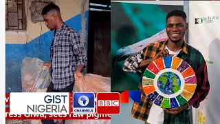 Waste To Art: Progress Jesutomiwa Uses Creativity To Tackle Plastic Pollution
