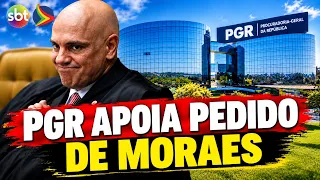 Why did the PGR support the lifting of confidentiality requested by Moraes in yet another investi...