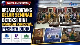 DP3AKB Bontang Hosts Seminar on Early Detection of Psychosocial Disorders in Students
