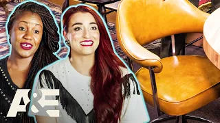Shana and Edwina Discover Mary's Valuable Retro Furniture | Storage Wars | A&E