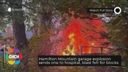 Hamilton Mountain garage explosion sends one to hospital, blast felt for blocks