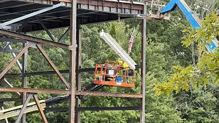 Fox Hill Elementary School Building Steal Beam Topping Off Ceremony