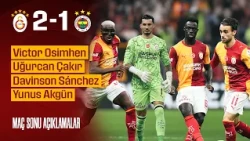🎙️ Post-match statements from Victor Osimhen, Uğurcan Çakır, Davinson Sánchez, and Yunus Akgün #G...
