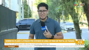 HOMEM DE 20 ANOS É ATINGIDO POR DISPAROS DE ARMA DE FOGO EM PONTAL DO PARANÁ