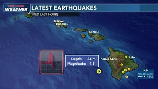 Earthquake felt off Hawaii Island; no tsunami threat