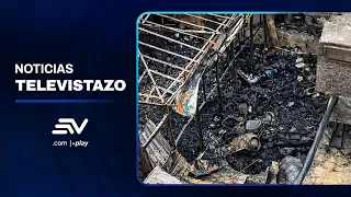 Structural fire reported in the Zabala sector, northern Quito | Televistazo | Ecuavisa