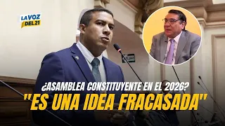 Víctor García Toma DESTROYS CONSTITUENT ASSEMBLY PLAN: "It's a failed initiative"