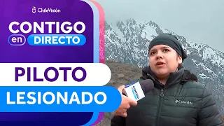 Pilot injured after aircraft accident in Cajón del Maipo - Contigo en Directo