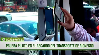 Pilot project for public transport fare collection in Rionegro