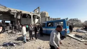 RAID ISRAELIANI su GAZA CITY, colpita anche una stazione di polizia