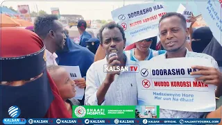 Banaabax looga soo horjeedo Doorashadda uu wado MW Xasan Sheekh oo lagu qabtay Isgoyska Fagax.
