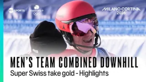 SWITZERLAND WIN GOLD! ??| Alpine Skiing Men's Team Combined Downhill | Winter Olympics 2026