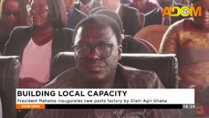 Building Local Capacity: President Mahama inaugurates new pasta factory by Olam Agri Ghana - News