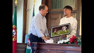 LAMEGO RECONHECE O TALENTO E O PERCURSO DE AFONSO MOREIRA