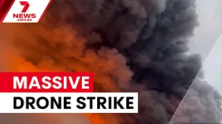 Ukraine launches largest attack on Russia since war began | 7NEWS