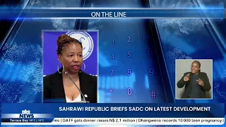 SADRC BRIEFS SADC ON SAHRAWI SELF-DETERMINATION STRUGGLE AND REGIONAL COOPERATION - nbc