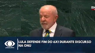 Lula defends end of 6x1 work schedule at UN