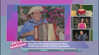 Mourning in Panamanian typical music: icon Yin Carrizo passes away | En La Mañana
