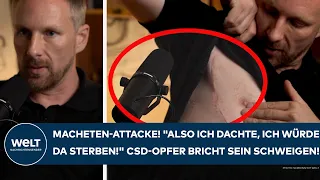 BERLIN: Machete Attack! "I really thought I was going to die there!" CSD victim breaks his silence!