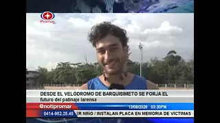 The future of Lara's skating is being forged at the Barquisimeto Velodrome