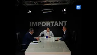 Sergiu Butuc and Denis Șova on the IMPORTANT show
