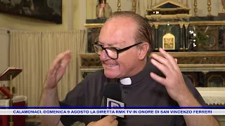 CALAMONACI, SUNDAY AUGUST 9TH: RMK TV LIVE BROADCAST IN HONOR OF SAINT VINCENT FERRER