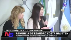 The Municipal Council accepted Leandro Costa Brutten's resignation
