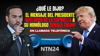 Abelardo de la Espriella's message to Donald Trump during their phone call