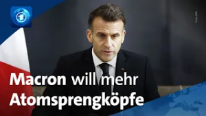 Grundsatzrede von Macron: Frankreich erhöht Anzahl seiner Atomsprengköpfe