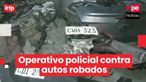 Puente Piedra: PNP interviene taller clandestino de autos robados