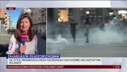 Az utcai megmozdulások valóságos csatatérré változtatták Milánót - HírTV