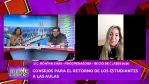 ¿CÓMO ACOMPAÑAR EL REGRESO A CLASES DE LOS CHICOS? CHARLA CON LA LIC. EN PISCOPEDAGOGIA ROMINA CHAS
