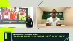 ¡Jhon Arias en exclusiva! El futbolista nos habló de la sel. Colombia, la Premier League y Palmeiras
