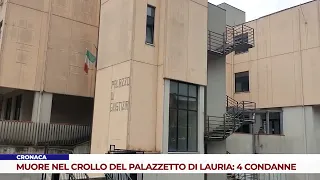 NEWS. MAN DIES IN THE COLLAPSE OF THE LAURIA BUILDING: 4 CONVICTIONS
