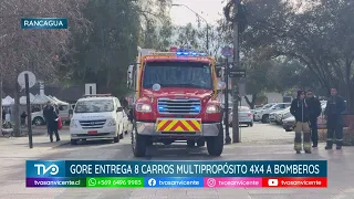 Gobierno Regional entrega ocho modernos carros multipropósito 4x4 a bomberos de O´Higgins