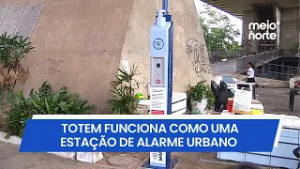 Botão do pânico: novo totem de segurança é instalado na Ponte Estaiada em Teresina | Meio Norte