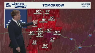 Latest Weather | Temps in the 90s Tuesday